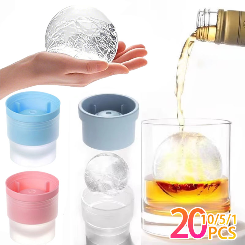 Ice Mold Sphere - 1-20 قطعة صانع كرات الثلج الكبيرة
