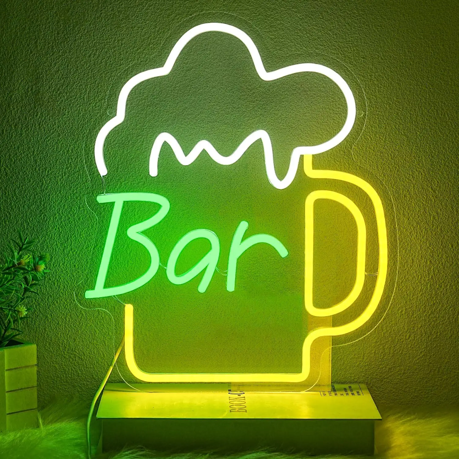 Home Bar And Kitchen - لافتة نيون على شكل بار بيرة