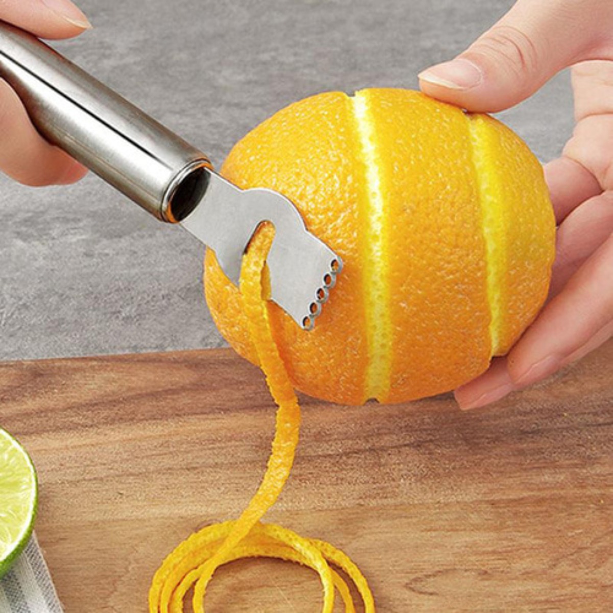 أداة تقشير الليمون الفضية/أداة - مراجعة Peeler Channel Knife وسعره