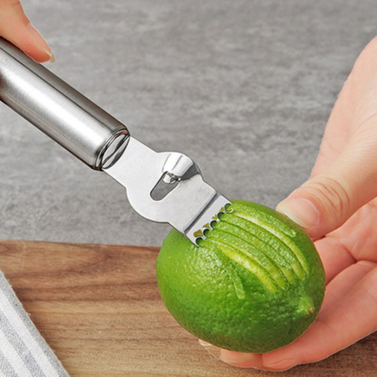 أداة تقشير الليمون الفضية/أداة - مراجعة Peeler Channel Knife وسعره