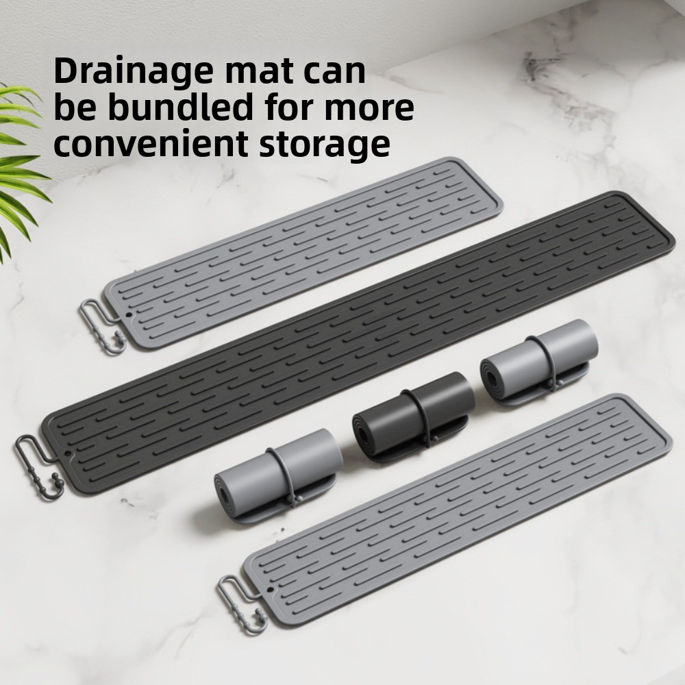 عدم الانزلاق سيليكون تجفيف حصي - مراجعة Bar Mat Rubber وسعره