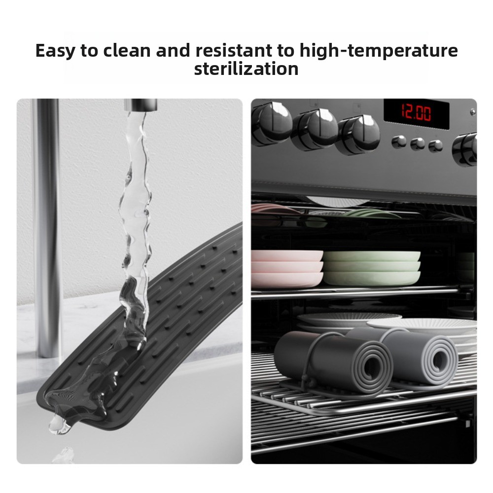 عدم الانزلاق سيليكون تجفيف حصي - مراجعة Bar Mat Rubber وسعره