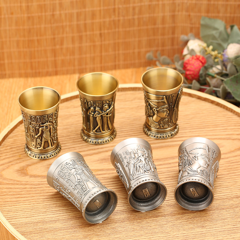 زجاج مصري عتيق من البرونز المع - مراجعة Old Fashioned Glass وسعره