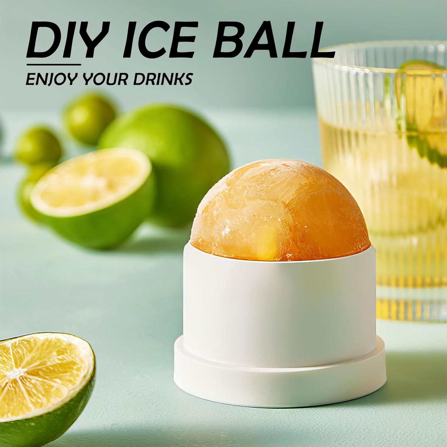 قالب سيليكون كبير مستدير لصنع  - مراجعة Ice Mold Sphere وسعره