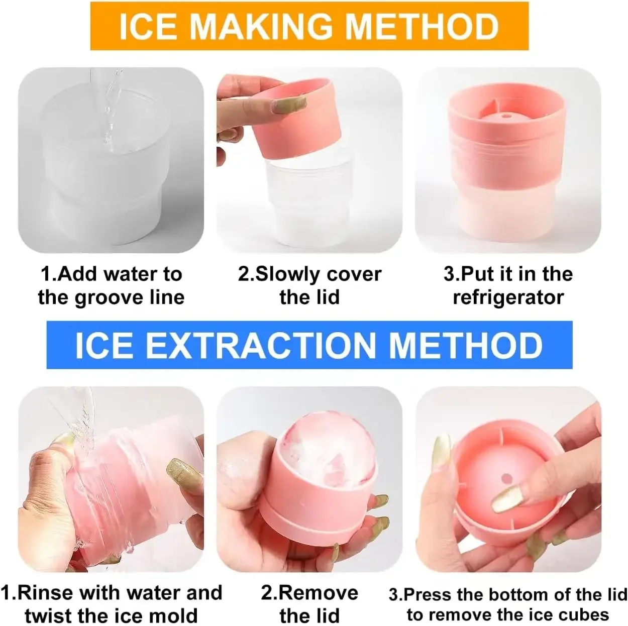 قالب سيليكون كبير مستدير لصنع  - مراجعة Ice Mold Sphere وسعره